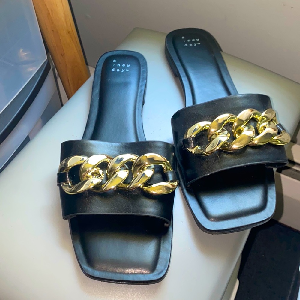Black sandals